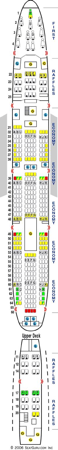 SeatGuru Seat Map Singapore Airlines .